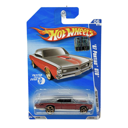 Hot Wheels Faster Than Ever 1967 Pontiac GTO 1:64 Diecast Factory Sealed