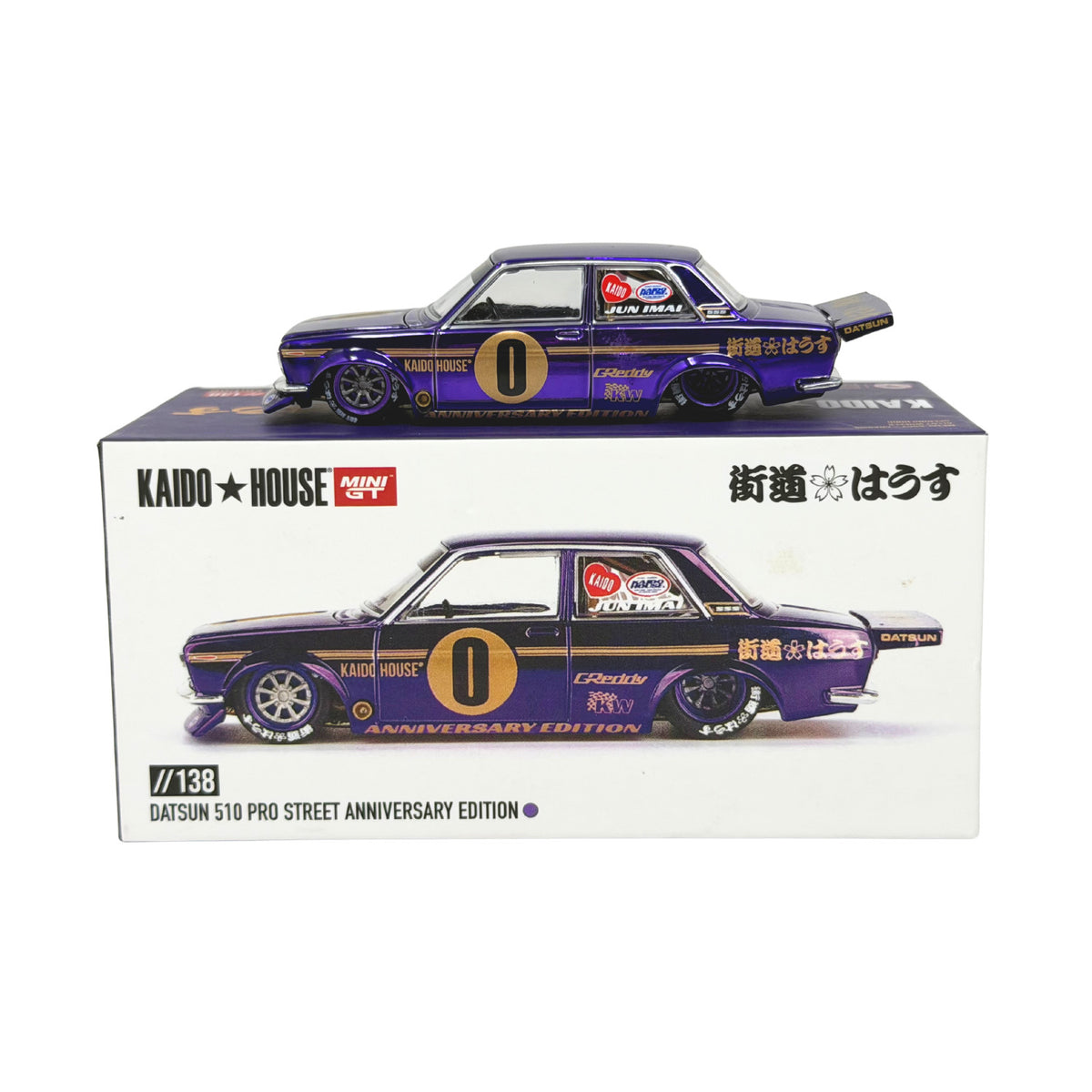 Kaido House Mini GT Datsun 510 Pro Street Anniversary 1:64 Diecast