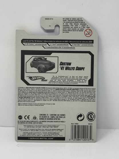 Hot Wheels Premiere Custom 1941 Willys Coupe 1:64 Diecast Blue