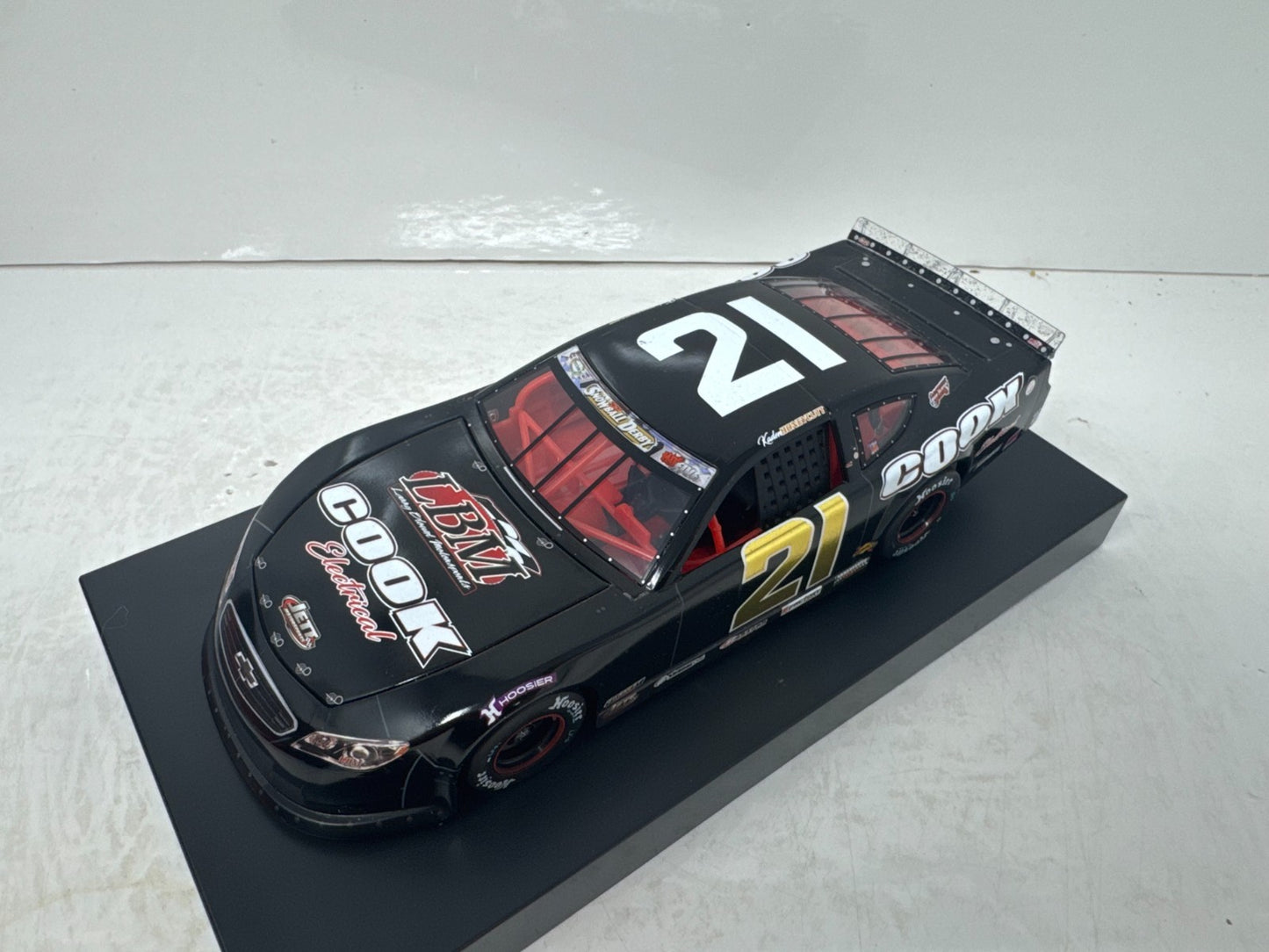 Lionel Nascar #21 Kaden Honeycutt Cook Electrical Snowball Derby 1:24 Diecast