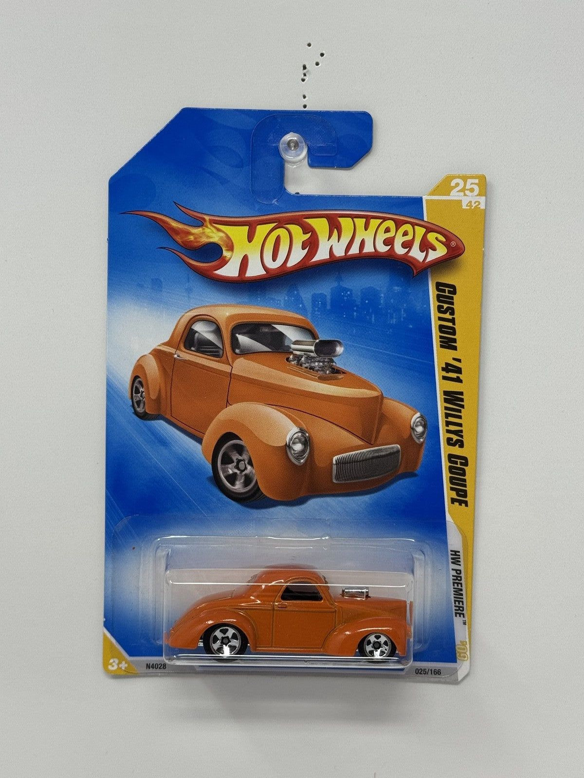 Hot Wheels Premiere Custom 1941 Willys Coupe 1:64 Diecast Orange