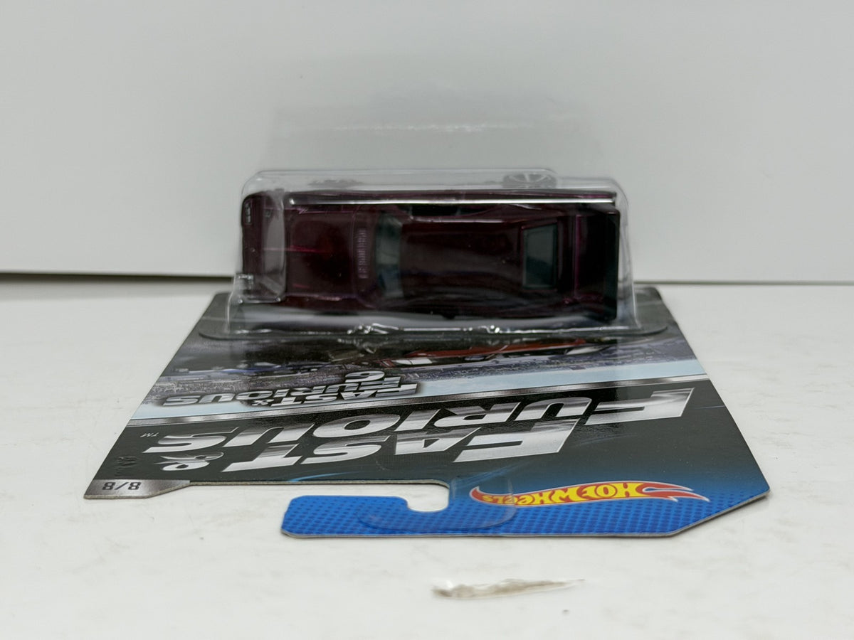 Hot Wheels Fast & Furious 6 1969 Dodge Charger Daytona 1:64 Diecast Burgundy