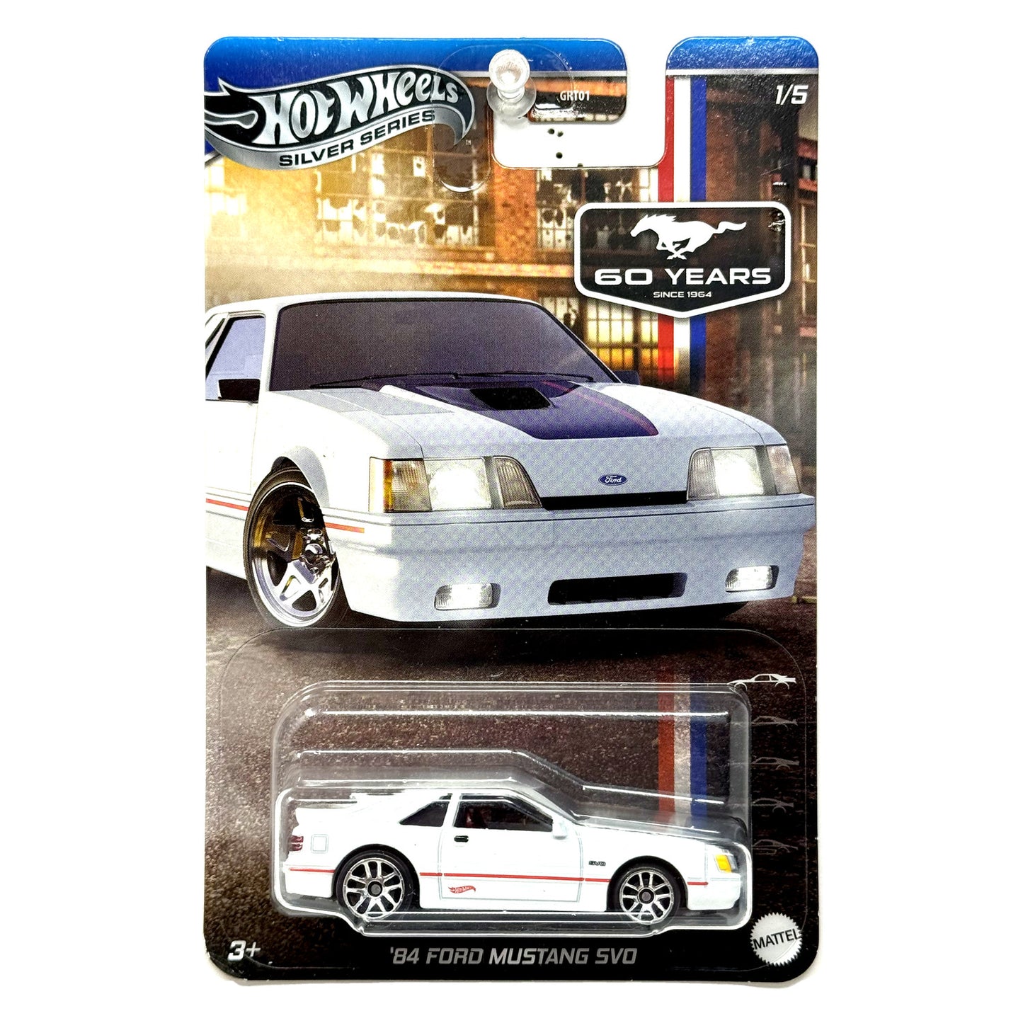 Hot Wheels 60 Years 1984 Ford Mustang SVO 1:64 Diecast