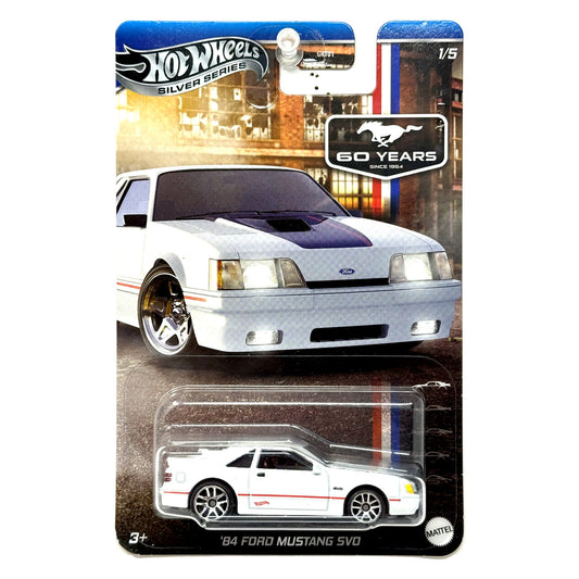 Hot Wheels 60 Years 1984 Ford Mustang SVO 1:64 Diecast