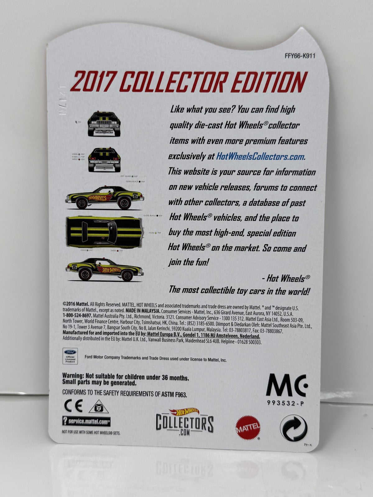 Hot Wheels 2017 Collector Edition 1976 Ford Gran Torino K-Mart 1:64 Diecast