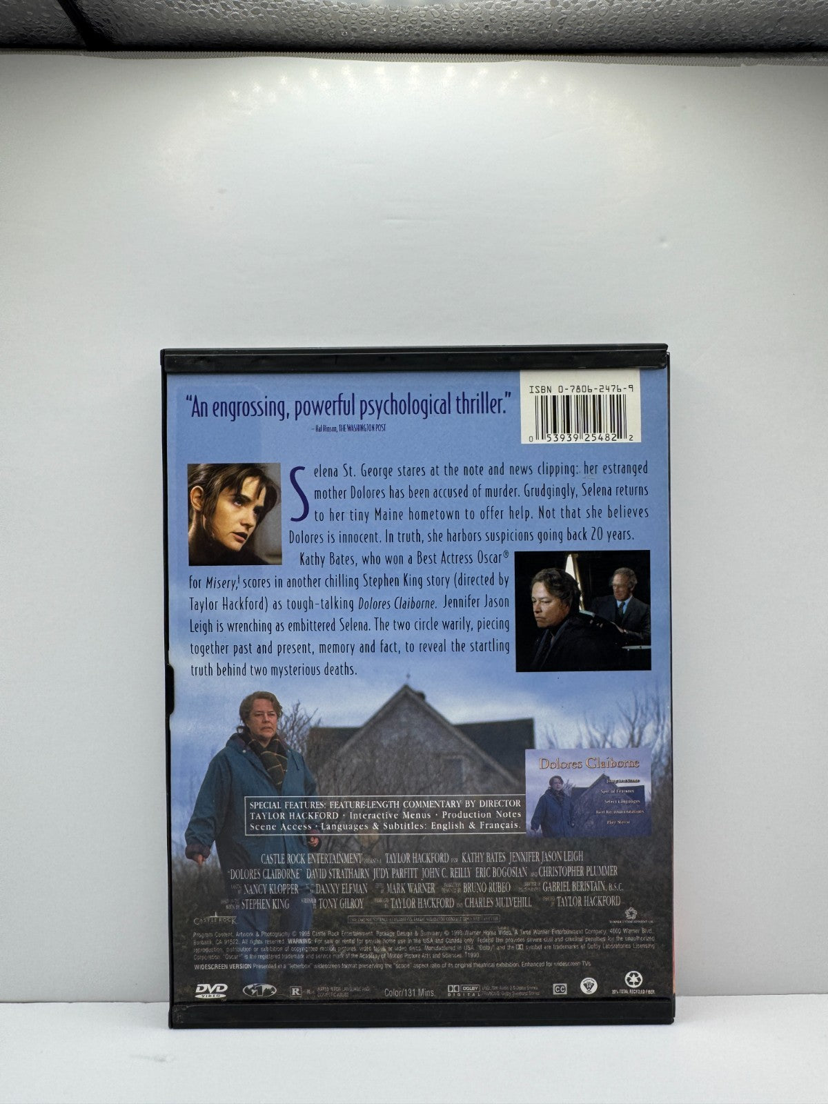 Dolores Claiborne (DVD) Kathy Bates Thriller
