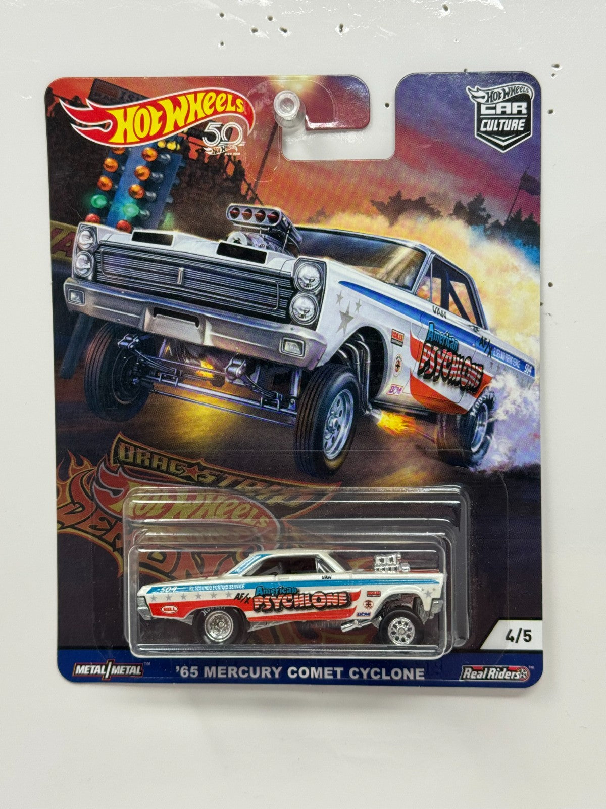 Hot Wheels Premium Drag Strip Demons 1965 Mercury Comet Cyclone 1:64 Diecast