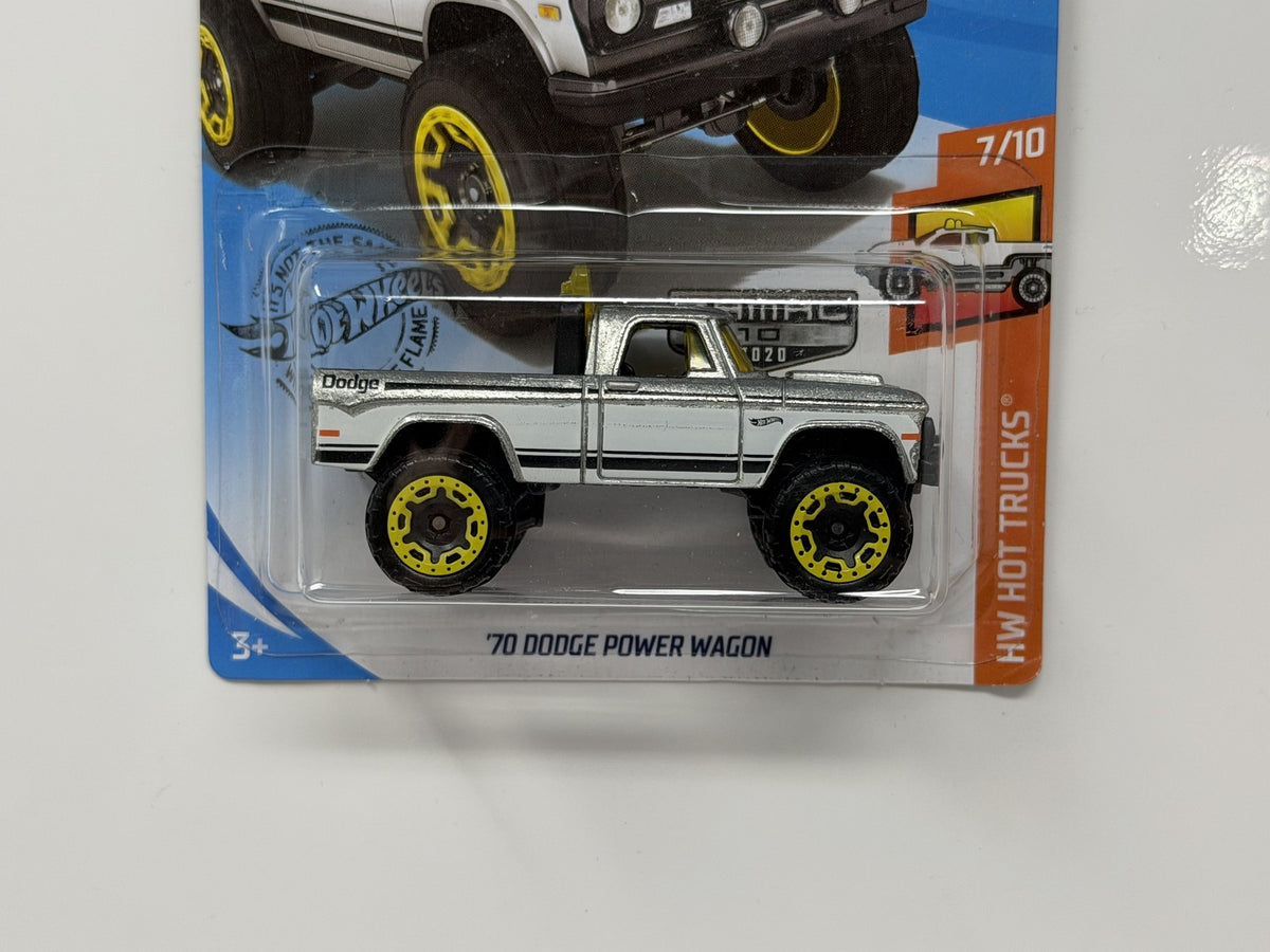 Hot Wheels ZAMAC HW Hot Trucks 1970 Dodge Power Wagon 1:64 Diecast