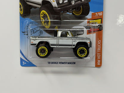 Hot Wheels ZAMAC HW Hot Trucks 1970 Dodge Power Wagon 1:64 Diecast