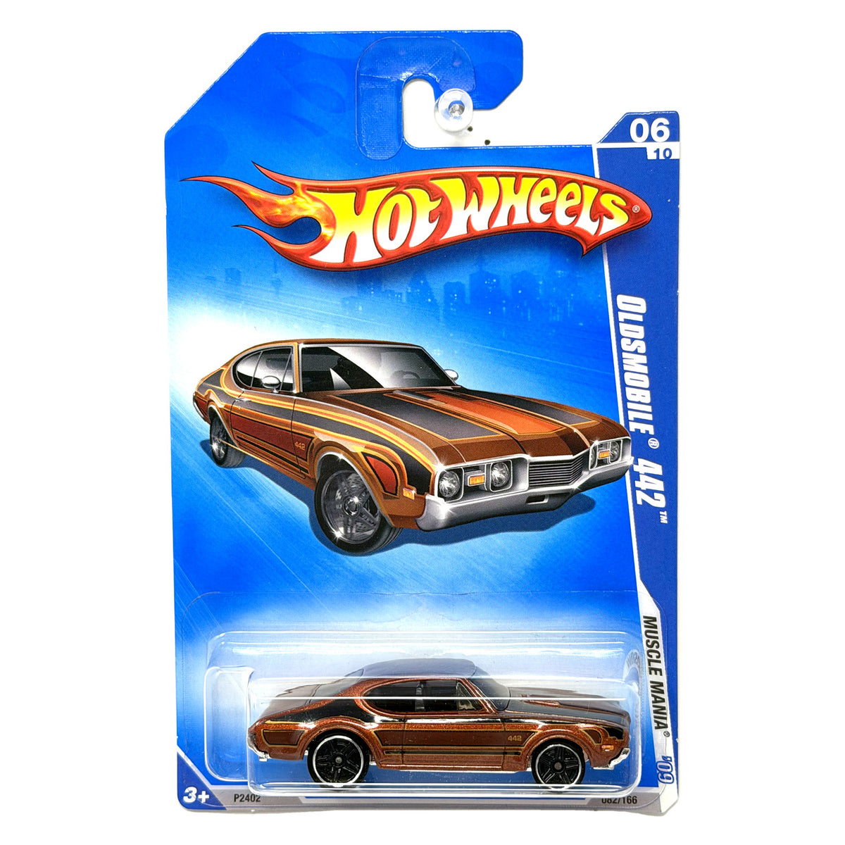 Hot Wheels Muscle Mania Oldsmobile 442 1:64 Diecast Brown