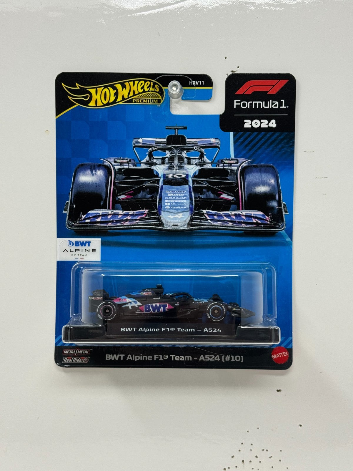 Hot Wheels Premium Formula 1 BWT Alpine F1 Team A524 1:64 Diecast