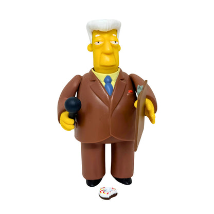 Simpsons World of Springfield Kent Brockman Figure Playmates