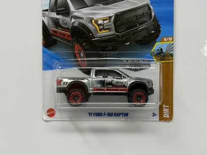 Hot Wheels ZAMAC Dirt 2017 Ford F-150 Raptor 1:64 Diecast