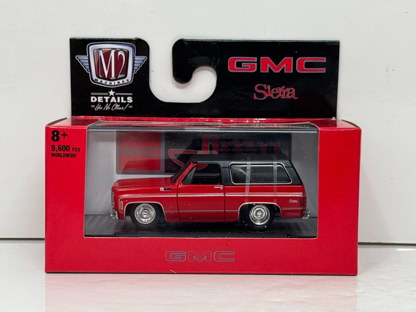 M2 Machines 1973 GMC Jimmy Sierra 1:64 Diecast Red
