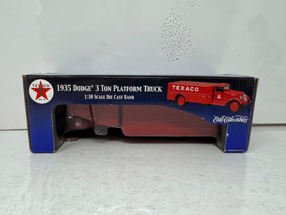 Ertl Texaco 1935 Dodge 3 Ton Platform Truck 1:38 Scale Diecast Bank