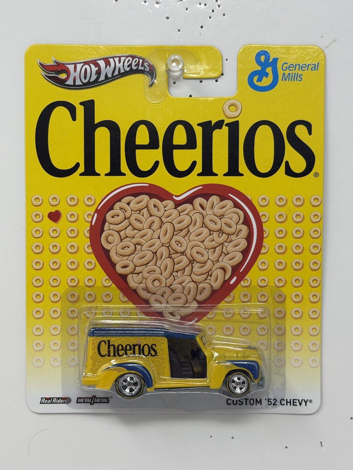 Hot Wheels General Mills Cheerios Custom 1952 Chevy 1:64 Diecast Real Riders