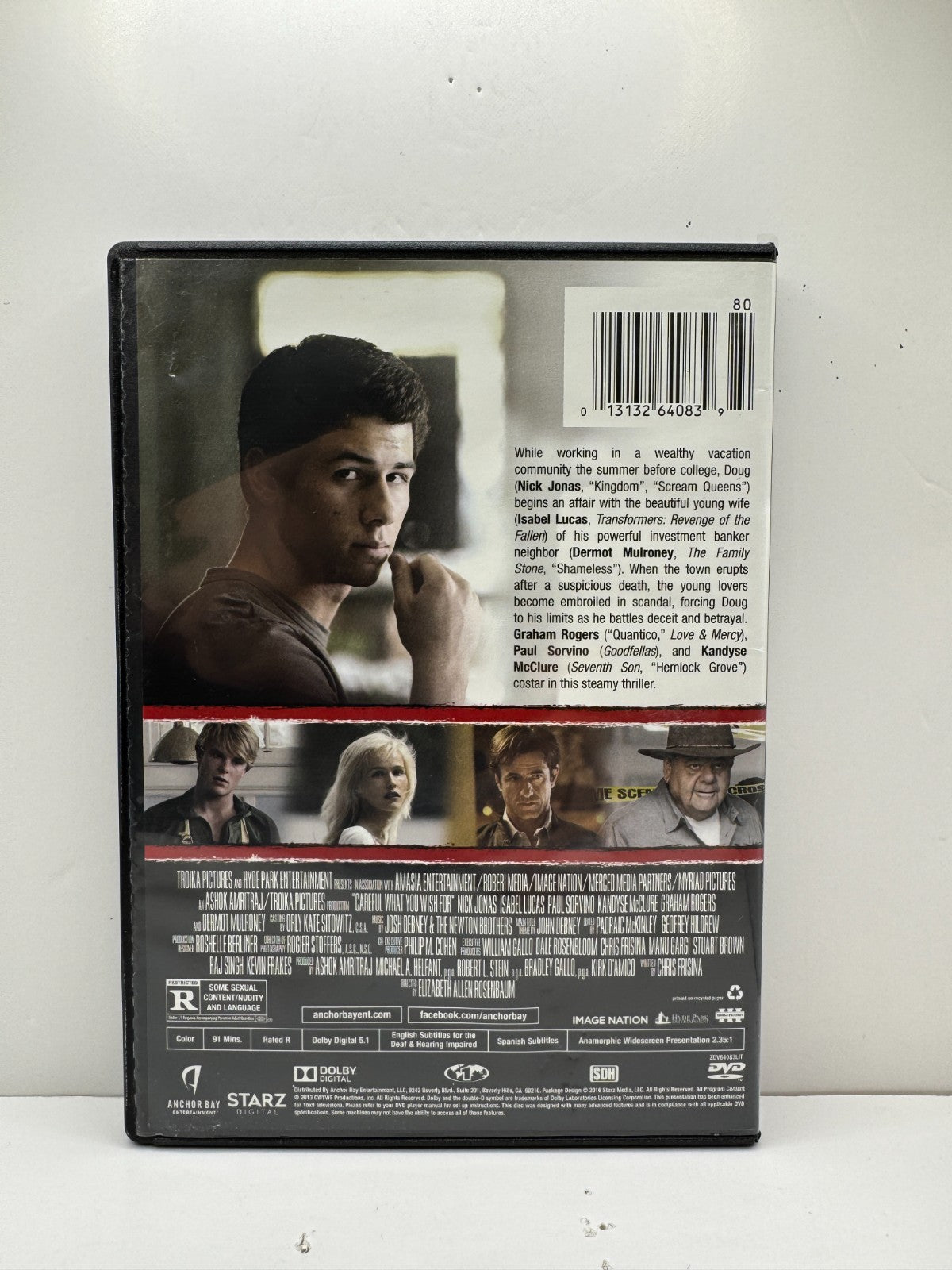 Careful What You Wish For (DVD) Nick Jonas Thriller