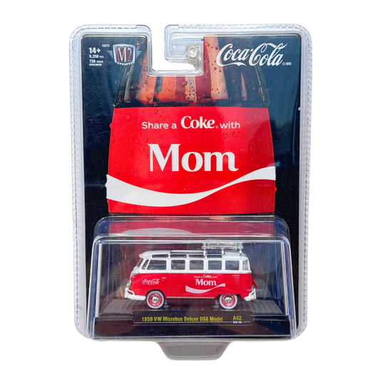 M2 Machines Coca-Cola 1959 Volkswagen Microbus Deluxe USA Model 1:64 Diecast