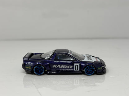 Kaido House MINI GT Honda NSX Kaido Racing V2 1:64 Diecast Purple