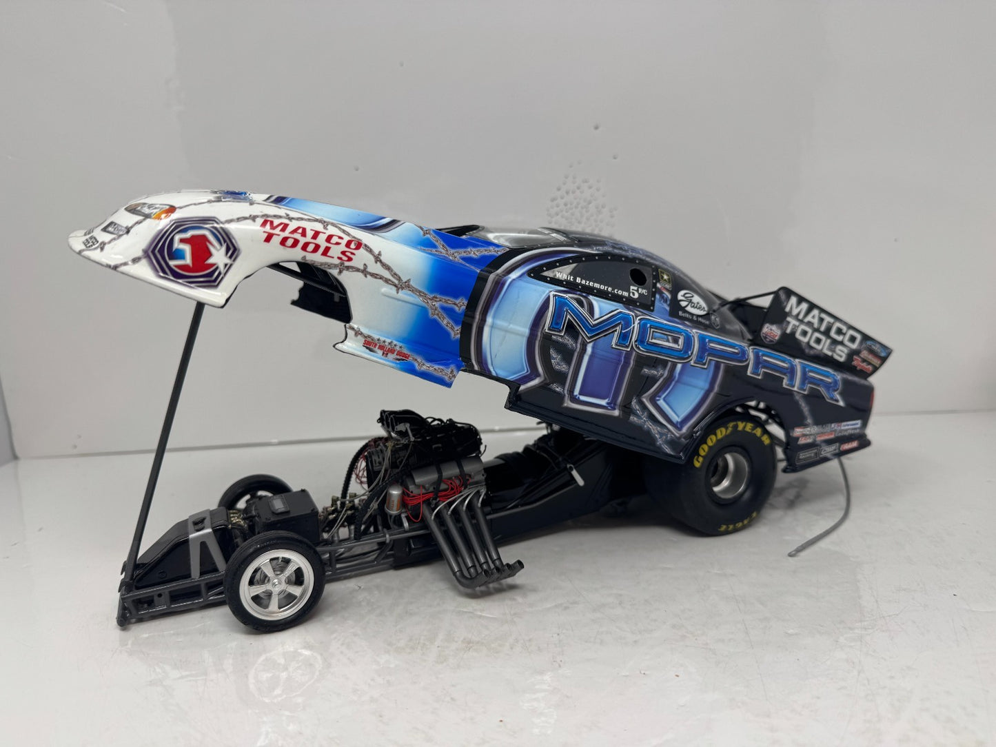 Milestone Whit Bazemore NHRA Mopar Mile High Dodge Funny Car 1:16 Scale