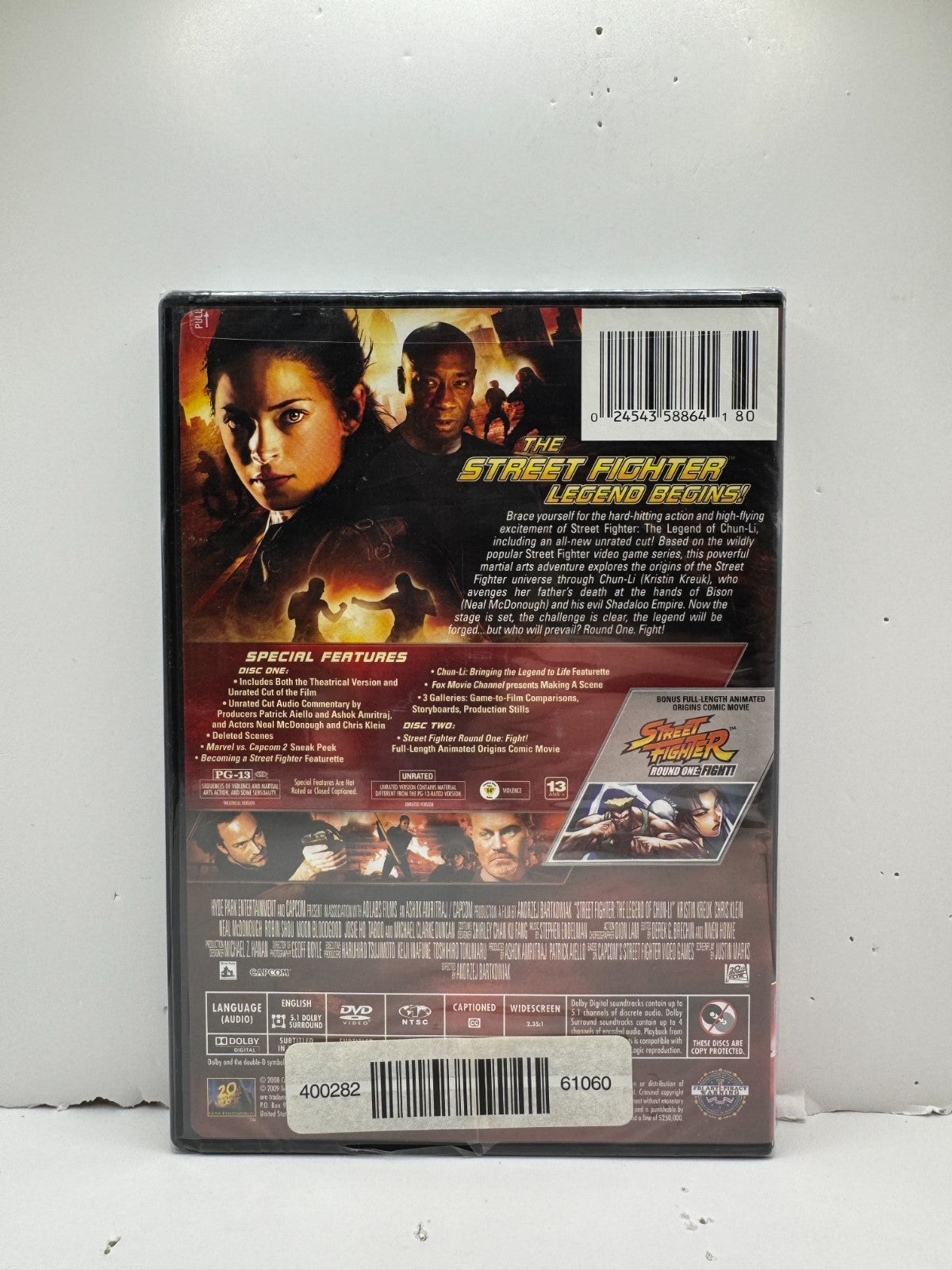Street Fighter Legend of Chun-Li (DVD) Action Brand New and Sealed!!!