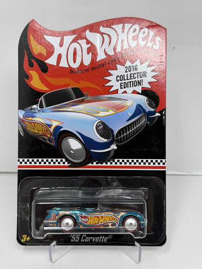Hot Wheels 2016 Collector Edition 1955 Corvette K-Mart Mail In 1:64 Diecast