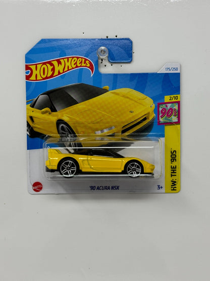 Hot Wheels HW The '90s 1990 Acura NSX JDM 1:64 Diecast Short Card