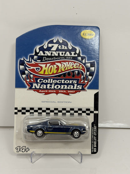 Hot Wheels 2007 7th Collectors Nationals 1965 Shelby GT350 1:64 Diecast