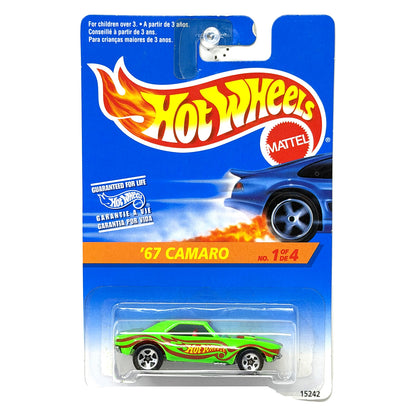 Hot Wheels Mod Bods 1967 Chevrolet Camaro 1:64 Diecast Green