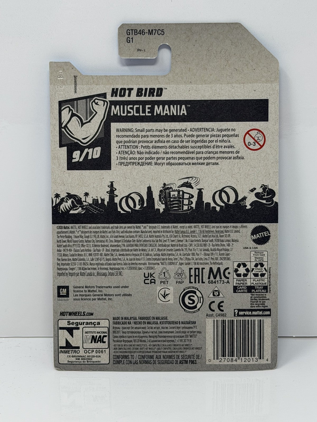 Hot Wheels Muscle Mania Hot Bird 1:64 Diecast Blue