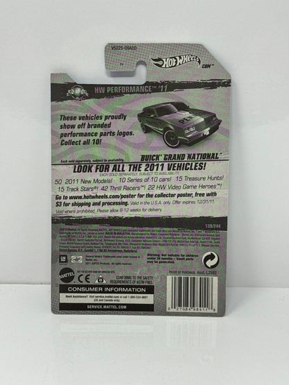 Hot Wheels Performance 1987 Buick Grand National 1:64 Diecast Factory Sealed V2
