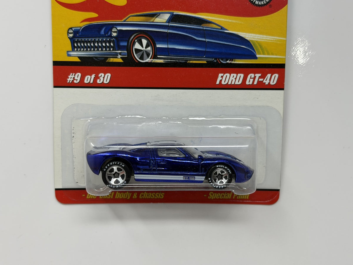 Hot Wheels Classics Series 2 Ford GT-40 Spectraflame 1:64 Diecast Blue
