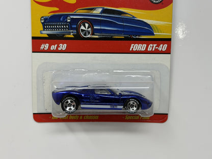 Hot Wheels Classics Series 2 Ford GT-40 Spectraflame 1:64 Diecast Blue