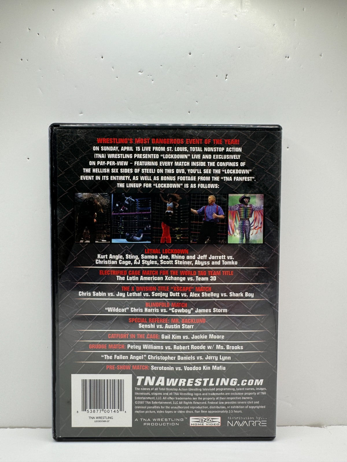 TNA Lockdown 2007 (DVD) TNA Wrestling