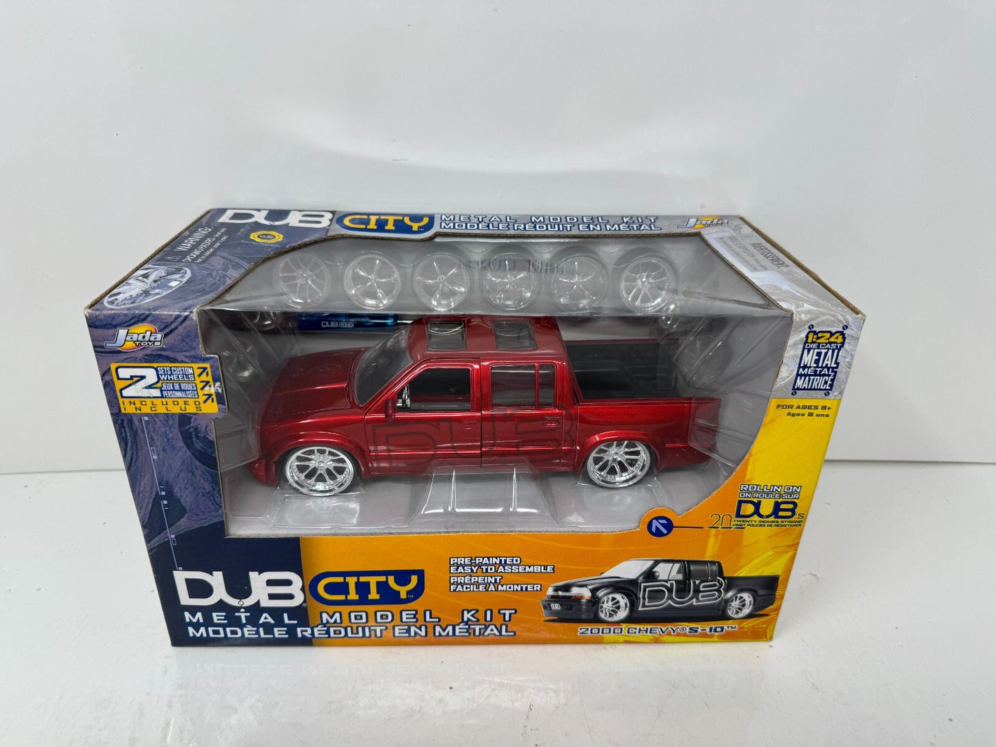 Jada Dub City 2000 Chevy S-10 Metal Model Kit 1:24 Diecast
