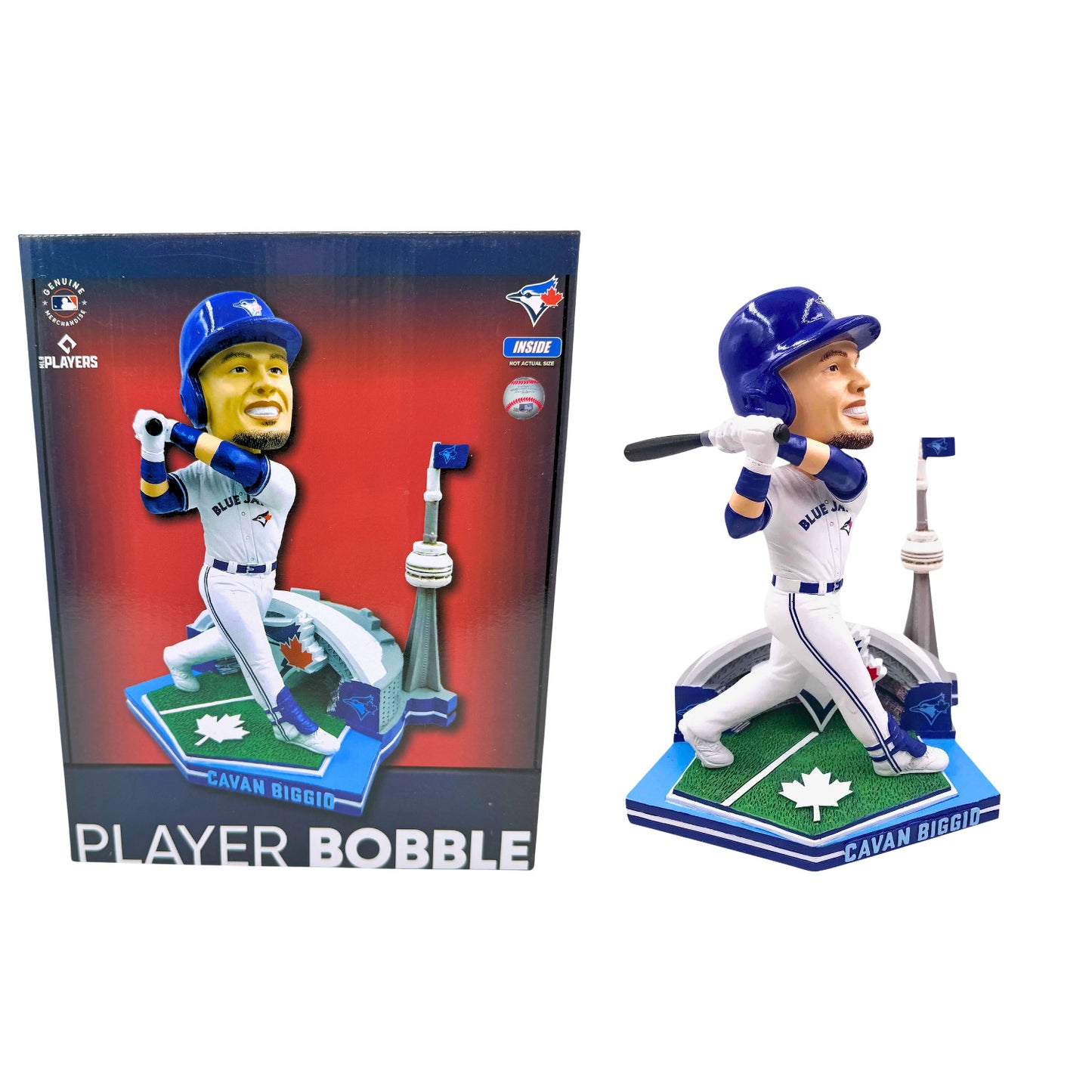 FOCO MLB Toronto Blue Jays Cavan Biggio "Stadium Facade" Bobblehead