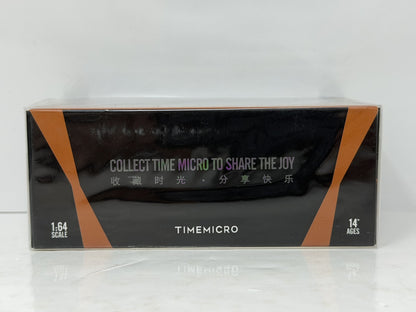 Time Micro Nissan Skyline GT-R R34 1:64 Diecast Gold Orange Boxed