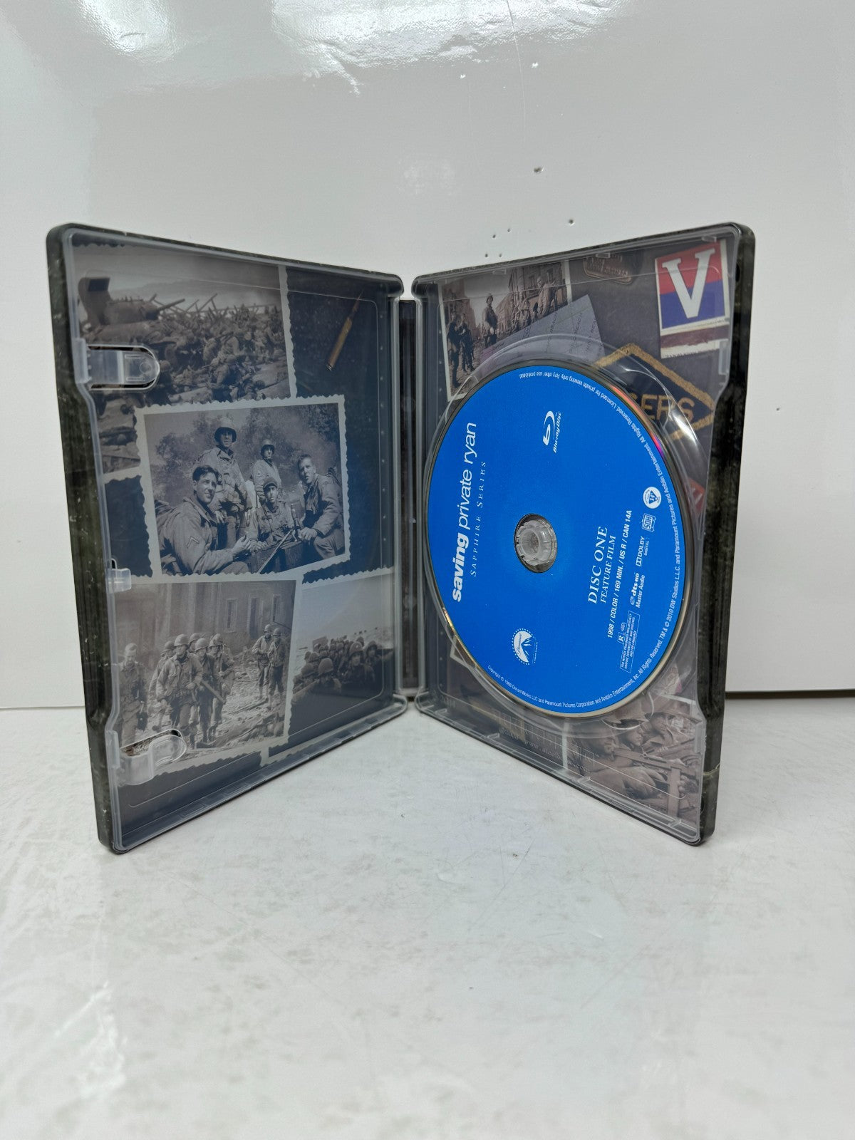 Saving Private Ryan (Blu-ray) Steelbook Tom Hanks War Good Condition!!!