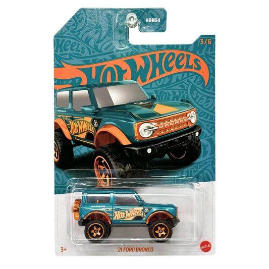 Hot Wheels Pearl and Chrome 2021 Ford Bronco 1:64 Diecast