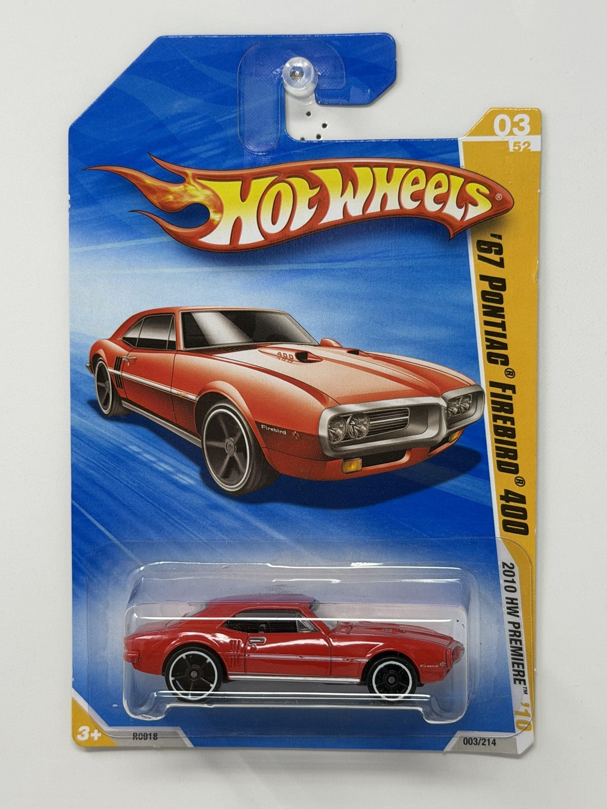 Hot Wheels 2010 HW Premiere 1967 Pontiac Firebird 400 1:64 Diecast Red