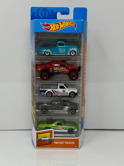 Hot Wheels HW Hot Trucks 5-Pack Gift Set 1:64 Diecast