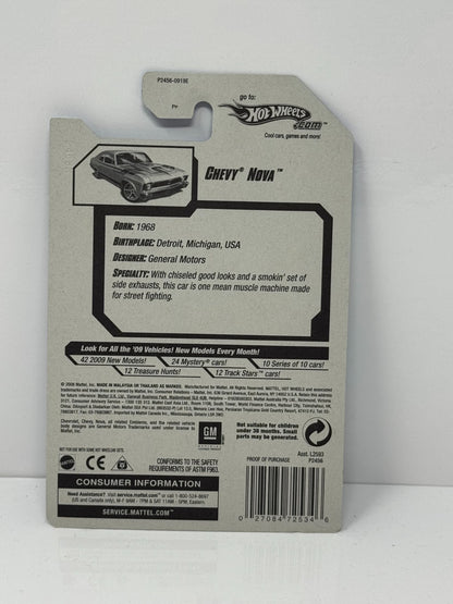 Hot Wheels Faster Than Ever ’09 Chevy Nova 1:64 Diecast Factory Sealed