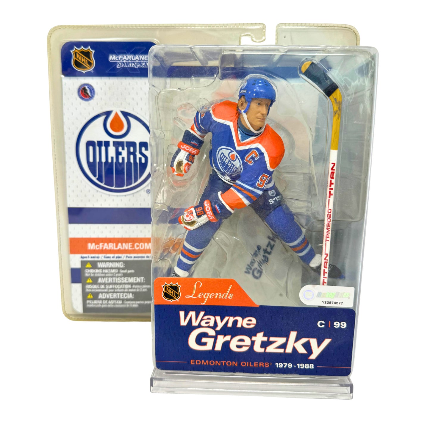 Mcfarlane NHL Wayne Gretzky Edmonton Oilers Legends Series 1 Figure