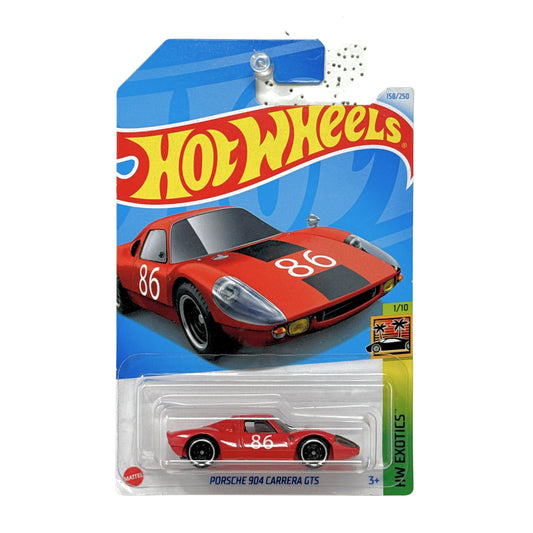 Hot Wheels Exotics Porsche 904 Carrera GTS 1:64 Diecast Red