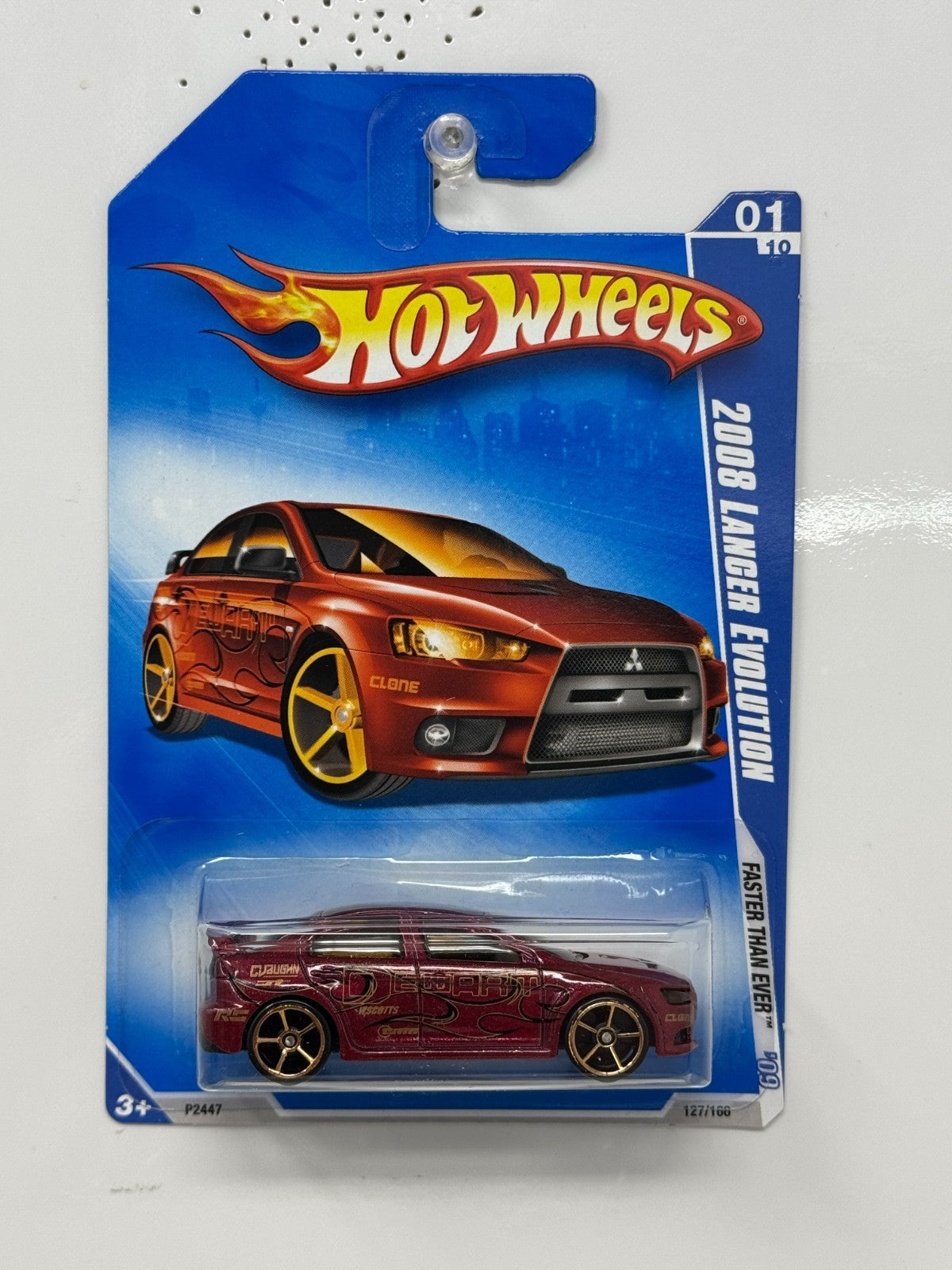 Hot Wheels Faster Than Ever '09 2008 Lancer Evolution JDM 1:64 Diecast