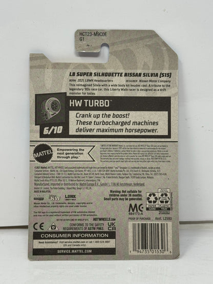 Hot Wheels HW Turbo LB Super Silhouette Nissan Silvia (S15) JDM 1:64 Diecast