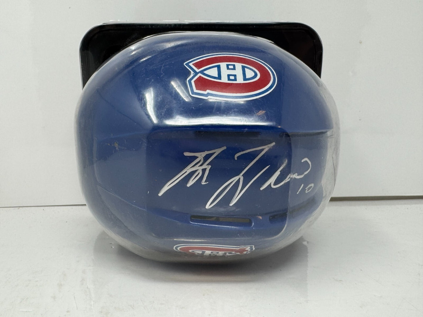 Bauer Montreal Canadiens Mini Helmet with Guy Lafleur Auto