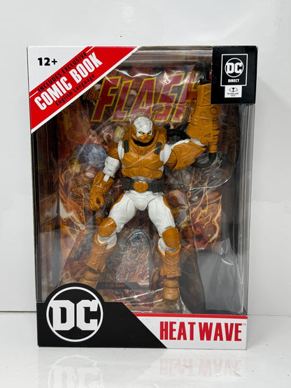 McFarlane DC Page Punchers Heat Wave The Flash Action Figure with Comic Book