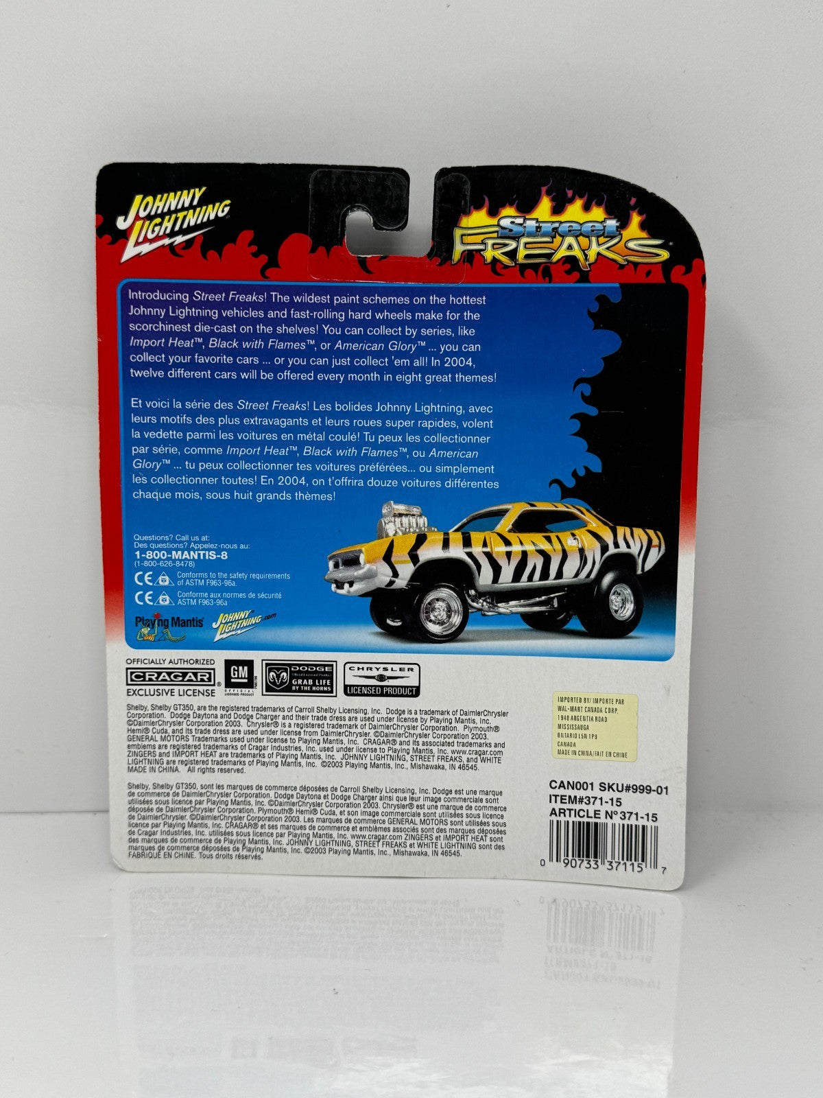 Johnny Lightning Street Freaks 1970 Plymouth Hemi Cuda Zingers! 1:64 Diecast