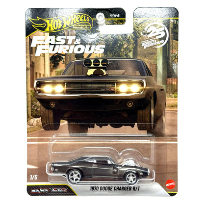 Hot Wheels Premium Fast & Furious 1970 Dodge Charger R/T 1:64 Diecast
